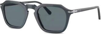 Persol Zonnebril met vierkant montuur - Grijs