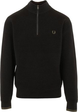 Fred Perry Hombre, Sudaderas, Negro, Talla: M