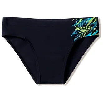 Speedo Medley Logo Brief Badehose f&uuml;r Herren | blau