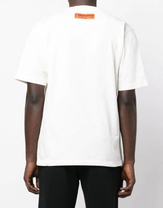 Heron Preston Mens Ctnmb Logo T-Shirt White Clothing > Polo & T-Shirts