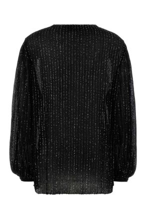 Missoni Womens Black Viscose Blend Blouse Vi Pa Me Camicie Shirt