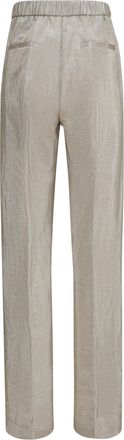 Forte_Forte Womens Lurex Pants Tweed With Micro Sequins And Shimmering Thread Lucente Trousers