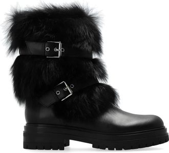 Gianvito Rossi Leren schoenen Maverick - Dames - Winterlaarzen - Zwart - 38 EU - Leer - Schoenen