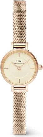 Daniel Wellington Petite Mini 19 Melrose - Dames - Horloges - Geel - ONE Size - Accessoires