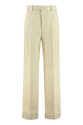 Bottega Veneta High-Rise Cotton Trousers