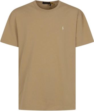 Polo Ralph Lauren Short Sleeve T-Shirt - Heren - T-shirts - Beige - S - Tops
