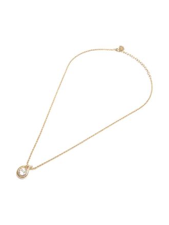 Dior Collana con pendente con strass 1980-1990 - Oro