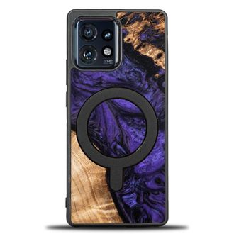 OEM Funda Bewood Unique Para Motorola Edge 40 Pro - Violeta Con Magsafe