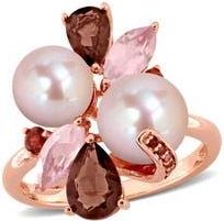 Delmar 7-8.5mm Pink Cultured Freshwater Pearl Ring at Nordstrom Rack, Size 6