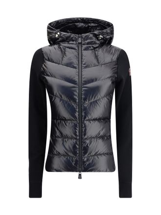 Moncler Jacket With Sleeves In Contrast