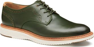 Johnston & Murphy Upton 175th Plain Toe Derby in Olive Oiled Full Grain at Nordstrom, Size 11.5