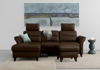 Sit&more Ecksofa »Mellum L-Form« Federkern, wahlweise mit Bettfunktion, Bettkasten und Armteilfunktion