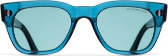 Cutler and Gross Light Teal Square Unisex Sunglasses CGSN0772V2 004 52