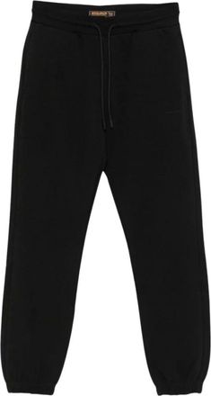 Woolrich Logo Interlock Sweatpant - - Trousers - Uomo - Nero - XL