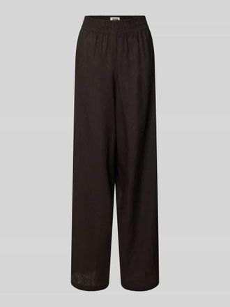 Drykorn Drykorn Hose aus Leinen-Viskose-Mix Modell CEILING in Schoko, Gr&ouml;&szlig;e 25/32