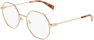 Liu Jo Geometric Optical Frame - Dames - Brillen - Geel - 52 MM - Accessoires