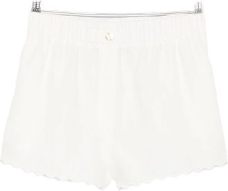 Forte_Forte Shorts Lino Chic Con Ricamo Cappe