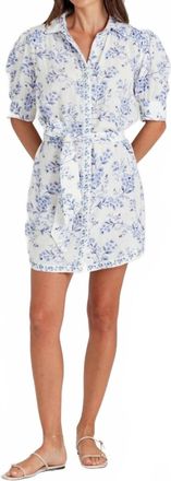 Sundays Solstice Dress In Azure Bloom