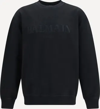 Balmain Felpa vintage con logo ricamato Man XL