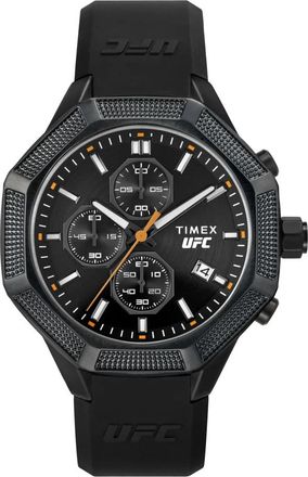 Timex Chronograaf UFC King Horloge - Heren - Horloges - Zwart - ONE Size - Accessoires