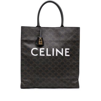 Celine Pre-owned Celine Large Triomphe Coated Canvas Cabas Vertical Tote Ladies ZEMYV61PBM5PAK5C