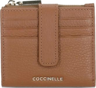 Coccinelle Portafoglio con zip - Marrone