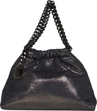 Stella McCartney Falabella Coulisse Mini Bag - Dames - Handtassen - Blauw - ONE Size - Polyester - Tassen
