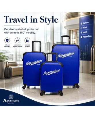 Aquascutum 3Pc Expandable Luggage Set