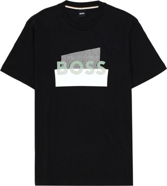HUGO BOSS T-Shirt mit Boss-Logo-Print