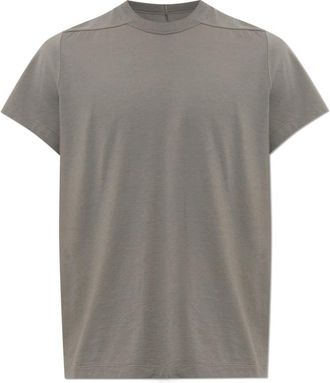 Rick Owens Short Level T - Heren - T-shirts - Grijs - L - Katoen - Tops
