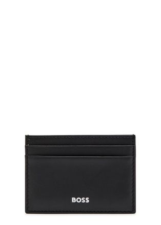 BOSS Boss Randy Leather Card Holder - Black - One Size