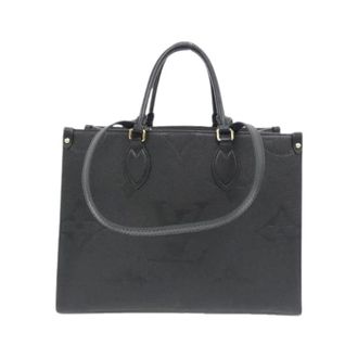 Louis Vuitton Pre-owned Bolso Tote On The Go Monogram Empreinte - Pre-owned - Mujer - Negro - ONE SIZE