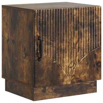 vidaXL Mesita De Noche Roble Ahumado 43 X 34,5 X 47 Cm Vidaxl