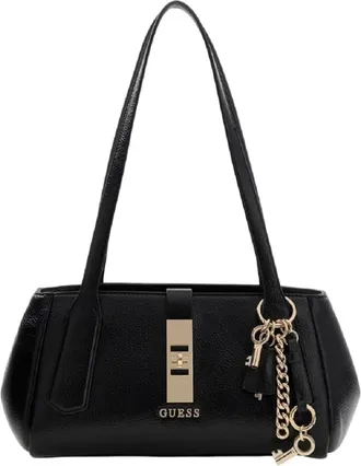 Guess Tassen, Dames, Zwart, ONE Size, Leer, Brooke Schoudertas