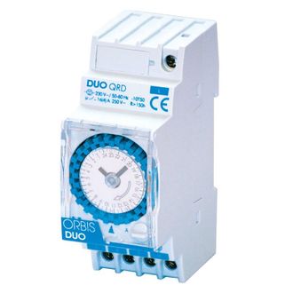 Orbis Orbis - Ob292032 Interruptor Horario Anal&oacute;gico Semanal Duo Qrd