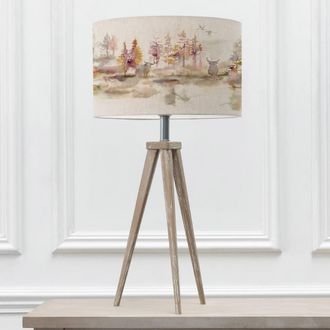 Voyage Maison Aratus Table Lamp With Caledonian Forest Eva Lampshade in Grey