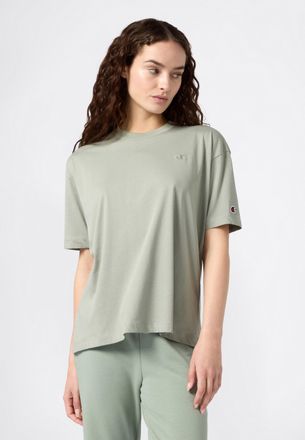 Champion T-Shirt CHAMPION, Damen, Gr. XXL (50/52), ecg, Obermaterial: 100% Baumwolle, Rundhals, Shirts T-Shirt, f&uuml;r sportliche Aktivit&auml;ten, sportlicher Stil, a