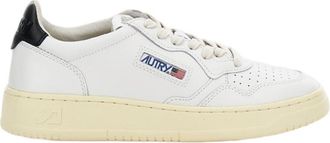 Autry White Medalist Low Leather Sneakers