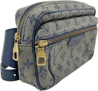 Louis Vuitton Vintage, unisex, Blauw, ONE Size, Pre-owned Sling Bag