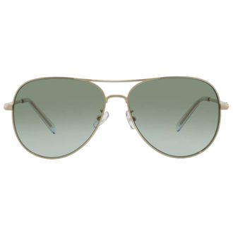 Tory Burch Green Gradient Pilot Ladies Sunglasses TY6114 33438E 60