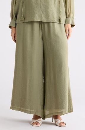 Vince Camuto Wide Leg Pants in Olive at Nordstrom Rack, Size 2 X
