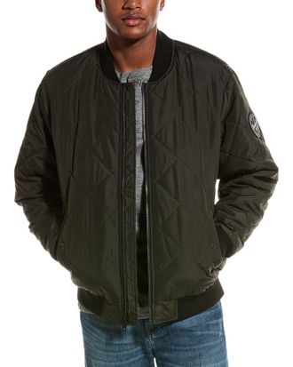 Hawke & Co Diamond Quilted Bomber Jacket
