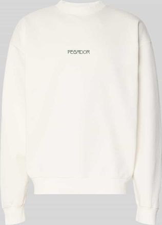 Pegador Oversized Sweatshirt mit Logo-Print Modell Stavoren in Offwhite, Gr&ouml;&szlig;e XXL