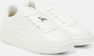 Burberry Box leather sneakers