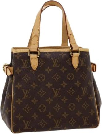 Louis Vuitton Pre-owned Canvas Handtas - Dames - Vintage Handtas - Bruin - ONE Size - Vintage