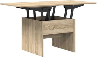 vidaXL Coffee Table Sonoma Oak 55 x 54.5 x 45 cm Engineered wood vidaXL