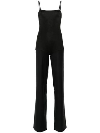 CHRISTOPHER ESBER Talus wollen jumpsuit - Zwart