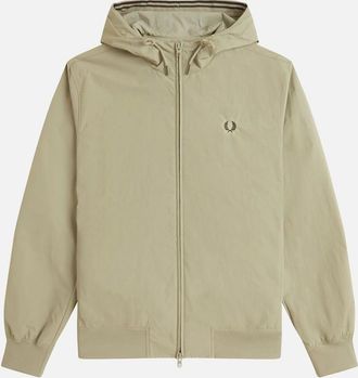 Fred Perry Mens Fred Perry Hooded Brentham Spring Jacket - Grey - Size: Regular/40
