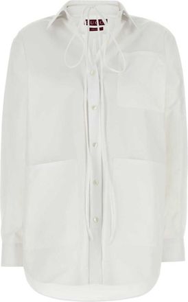 Gucci White Cotton Poplin Shirt