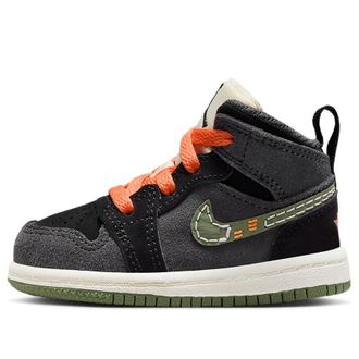 Nike Jordan (TD) Air Jordan 1 Mid SE Craft Anthracite Light Olive FD9093-003